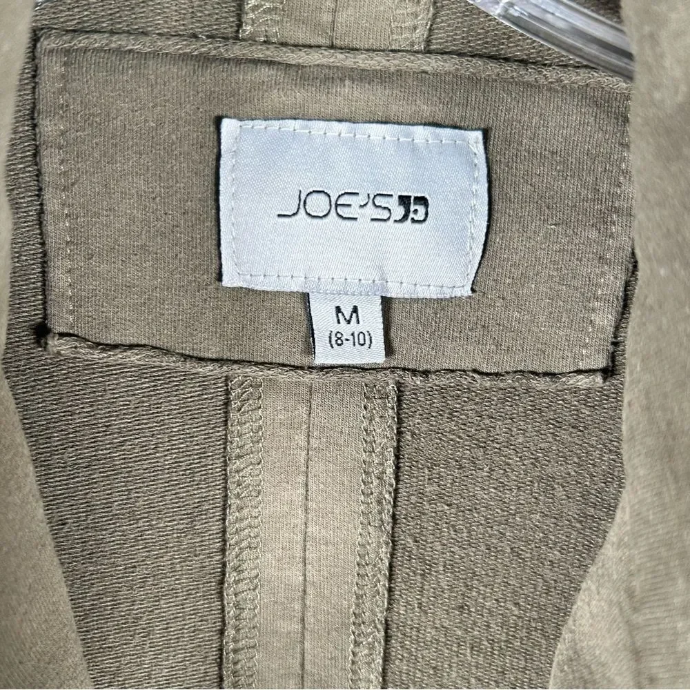JOE’S Jeans  Trucker Cotton Knit Army Green Cropped Vest M